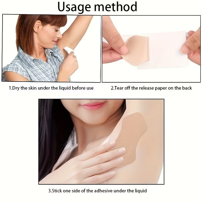 وسادات التعرق تحت الإبط، مزيل العرق تحت الإبط