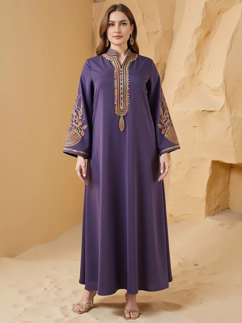 فستان طربوش عربي بحبل مقاس كبيرShein