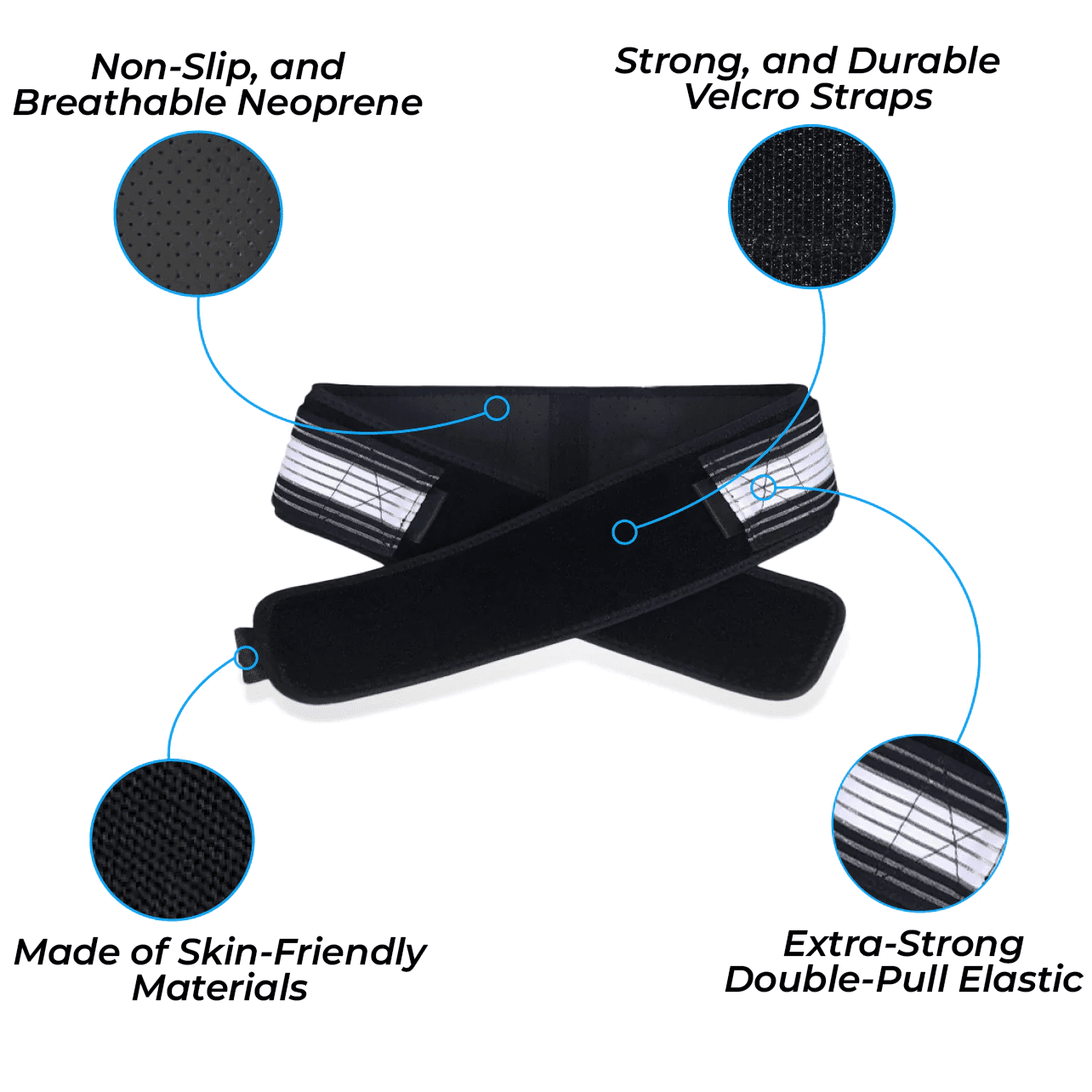 حزام Dainely® - دعامة أسفل الظهر الأفضل للرجال والنساء