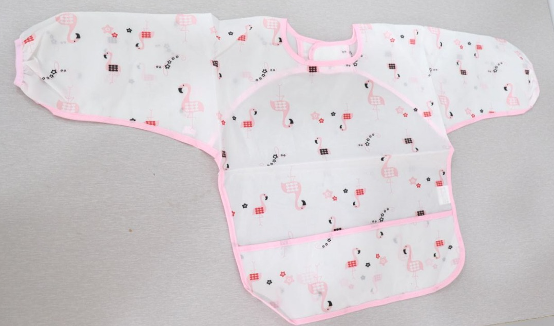 مريلة أطفال ووتر بروف  بأكمام طويلة لحماية الملابس من Shein