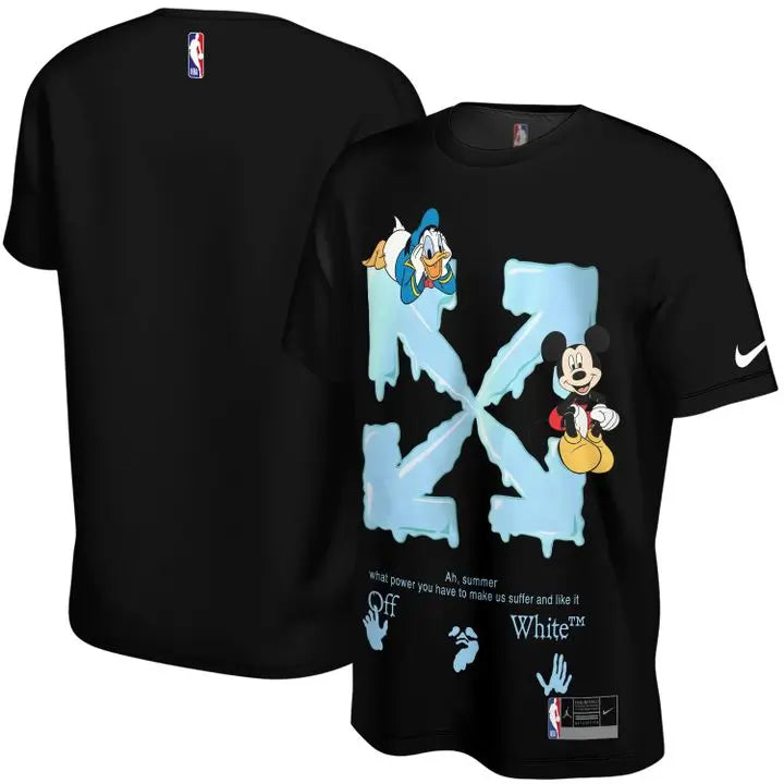 تيشيرت رجالي بطباعة شخصيات كرتونية من Shein